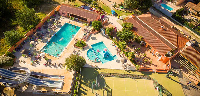 Piscines chauffées Ma Prairie camping 4 étoiles - Pyrénées orientales