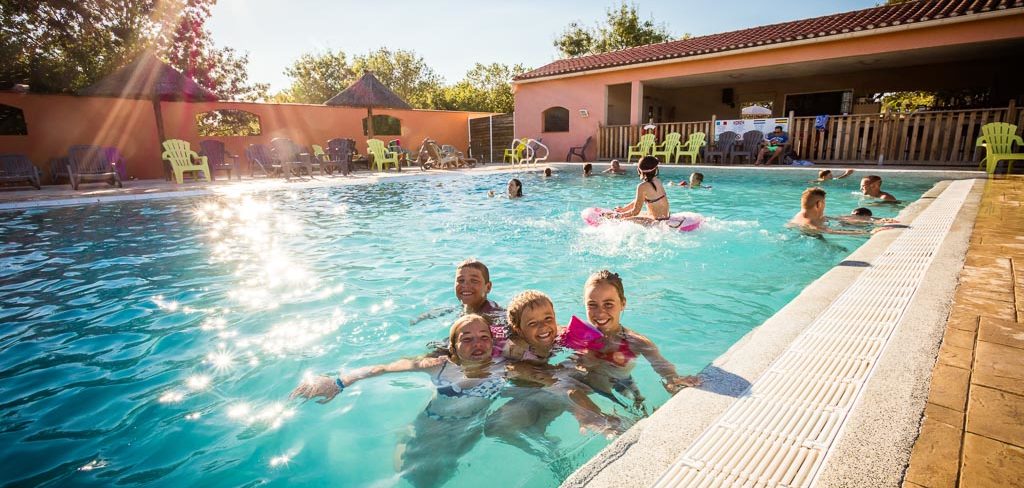 Piscine famille camping Ma Prairie 4* Canet en Roussillon