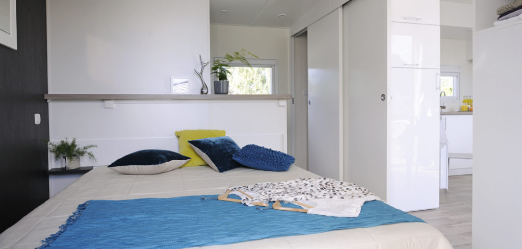 Mobil Homes à louer à Perpignan - Chambre parents