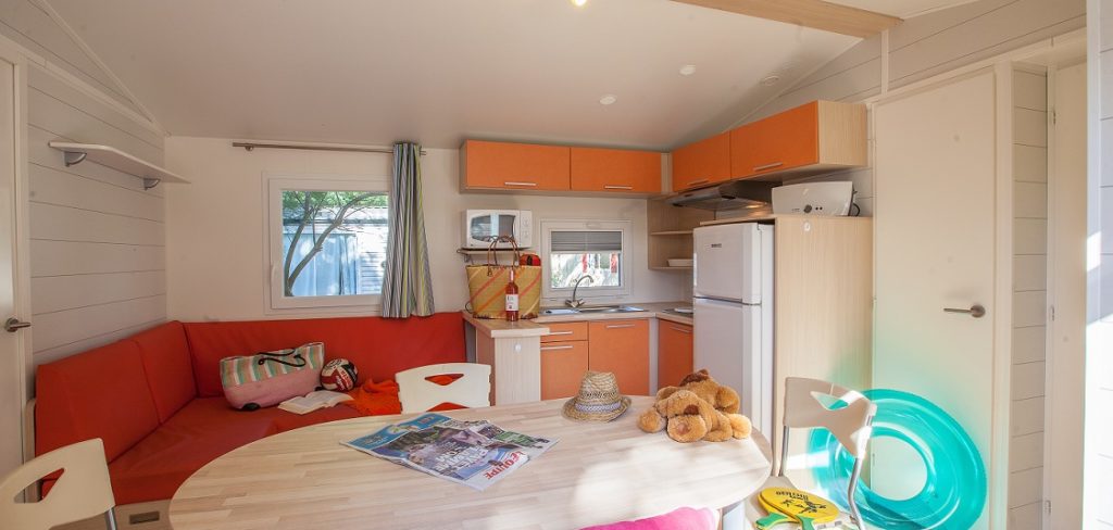 Intérieur Mobil home à louer Grand charme