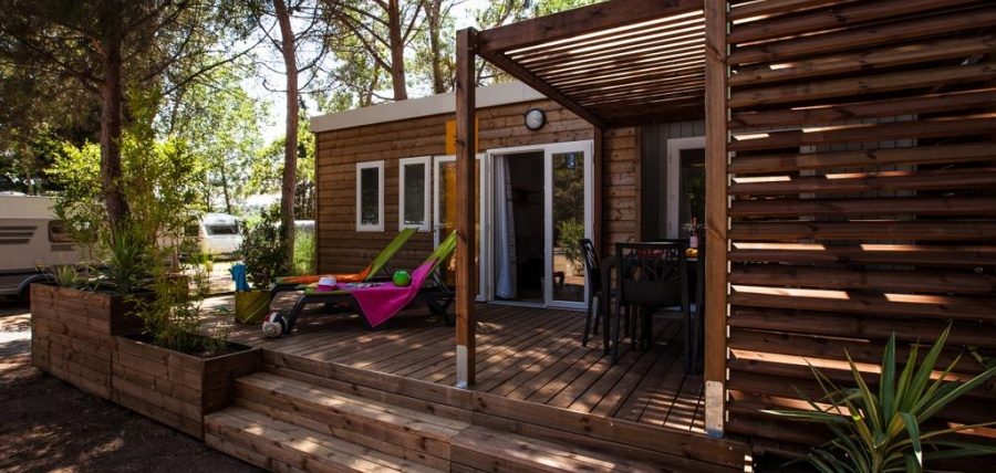 location mobil home 4 étoiles Canet en Roussillon