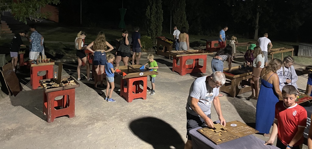 Camping avec activités nocturnes